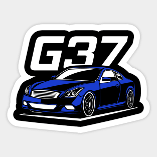 Racing Blue G37 Coupe Sticker